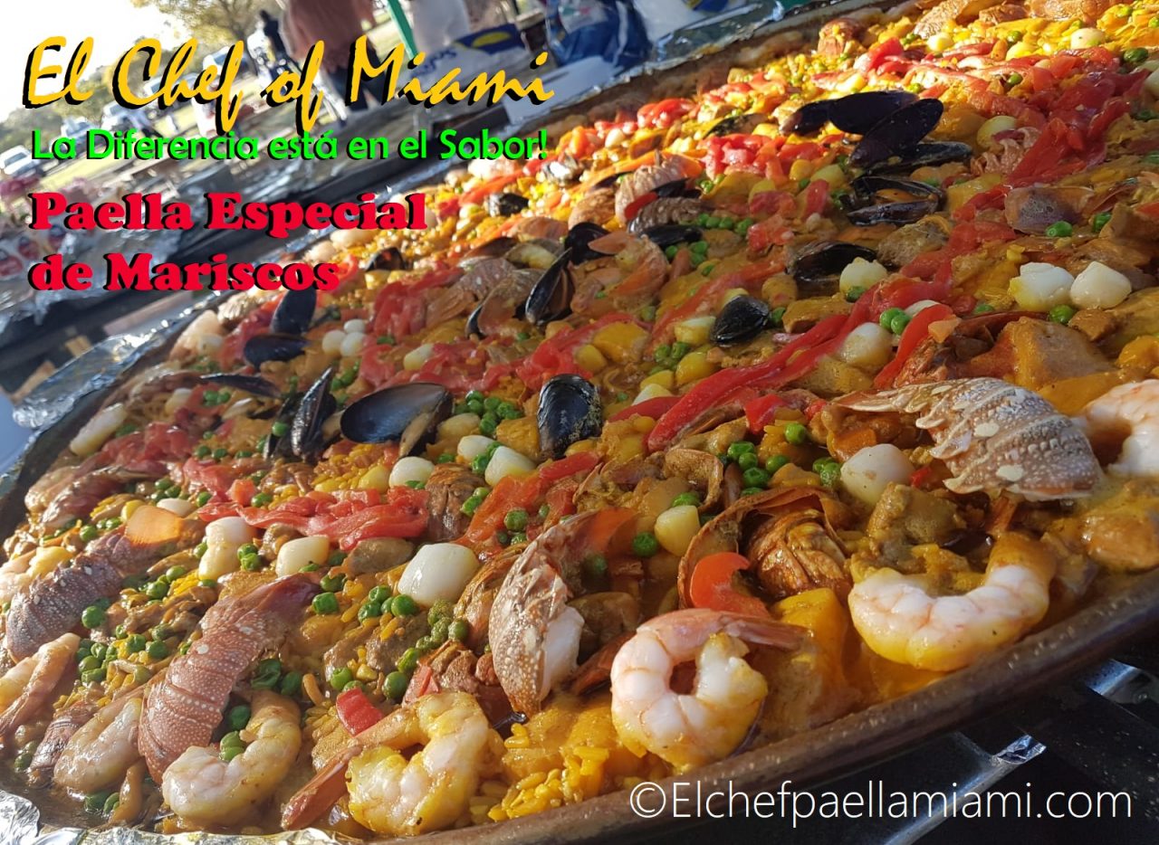 Paella Especial de Mariscos ©El Chef of Miami